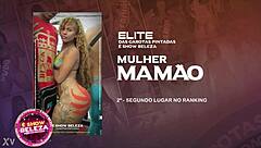 Painted brazilian bodies ignite raw oral passion explosion