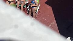 Argentinian Neighbors Sunbathing Voyeur Terrace Tease Part 2