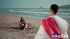 Inka Sex Gladiadoras Fitness Dominate Dwarf Emperor With Athletic Ass Pounding!