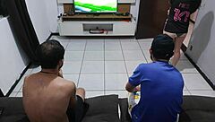 Husband Loses Bet, Watches Wife Take Friend's Cock Deep!