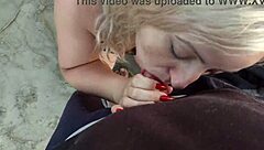 gostosa struts panties then beach fuck for cash 😏
