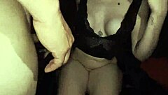 brazilian redhead wife deepthroats stranger's cock at swingers gloryhole