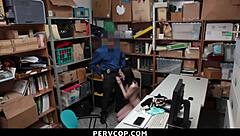 Officer Lays Down Law On Thief's Tight Holes Pervcop
