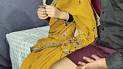 married indian beauty's big boobs beg for taboo pounding