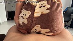 morning pajama hump leads to pussy fuck ass cumshot