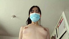 she spots him in underwear and begs to ride