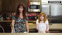 exchange student nicole doshi enjoys lesbian playtime with madi collins and syren de mer