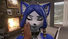 breeding cute furry vixen's big tits pussy pov