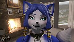 breeding cute furry vixen's big tits pussy pov