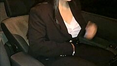security catches wet car masturbation orgasm