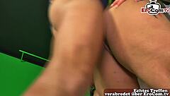 german bbw redhead milf craves intense pounding from younger stud
