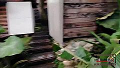 Spying on Sexy Colombian Neighbor's Juicy Pussy