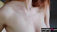 Sophie La Sage Feels Every Thrill Posing Nude as Petite Redhead