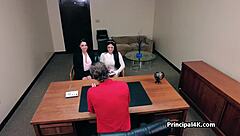 Threeway Fuck Busty Vice Principal Latina Secretary Office Hidden Cam