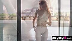 Sophie La Sage Feels Every Thrill Posing Nude as Petite Redhead