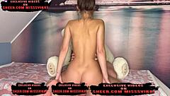 petite teen fucked hard creampie tits