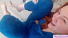 petite redhead begs daddy rough homemade fuck