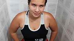 Homemade pounding with curvy Latina girlfriend's big ass