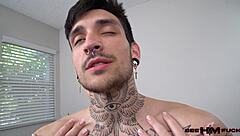 after pounding kay lovely's wet pussy, handsome yinnie dedom heads to the steamy shower