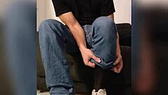 seductive footjob fetish in socks for huge cumshot