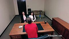 Threeway Fuck Busty Vice Principal Latina Secretary Office Hidden Cam