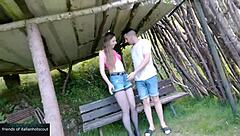 Boy Fucks Slutty Milf With Creampie And Outdoor Pussy Licking