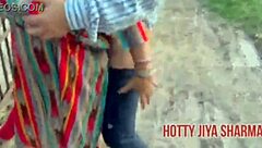 Desi Girl's Outdoor Missionary Fuck with Boyfriend