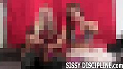 She demands he dresses like a sissy