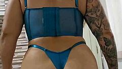 Rubber cock rams dripping wet pussy!