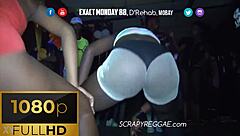 dancehall party girls skin out topless wild