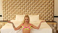 British Slut April Paisley DP'd Pissed and Double Facialed