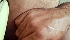 Bold Easter Cock Flashing Close-Up Orgasm Explosion
