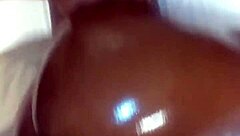 Big booty ebony babe takes bbc sideways pounding