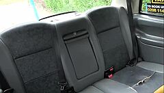fake taxi petite british babe craves anal from horny driver!