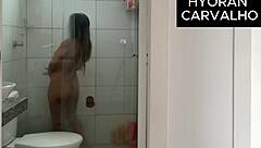 did i catch her wildly masturbating then creampie her hairy wet pussy?