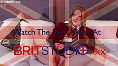 Posh redhead student screams wank and cum now!