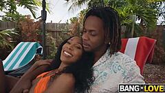 Olivia Jay squirts wildly on vacation banging Jay Bangher hard