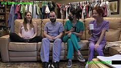 Nurse humiliates maverick williams in latex glove anal exam