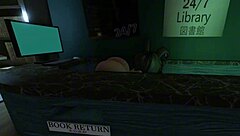 Horny Bookworm Librarian Craves Rough BBC Pounding