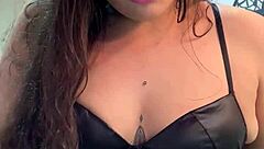 Police Nymphet BBW Brunette Teases with Big Tits and Ass Solo