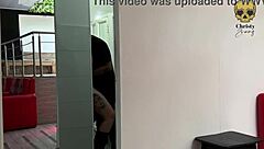bar pickup leads to bathroom redhead creampie fuck