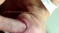 girlfriend sucks bfs cock deep and hard