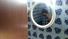 Voyeur Catches Curvy Big Ass Babe Bathing In Shower Hidden Cam