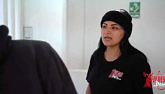 Desperate guy welcomes hot Peruvian girlfriend to satisfy her fully