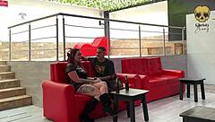 bar pickup leads to bathroom redhead creampie fuck