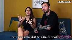 Busty Argentinian Paula Rojas Steamy Interview Turns Wild Fuck!