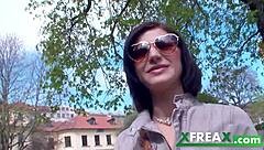 Ukrainian Lina Arian Park-Teased Into Home Gangbang Frenzy