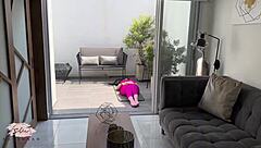 Cheating stepmom Savannah Watson anal yoga stretches cock deep chapter 4