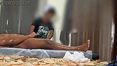 flashing my dick to horny thai massage lady