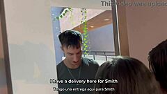 sofia smith jazmine white greet deliveryman nicely